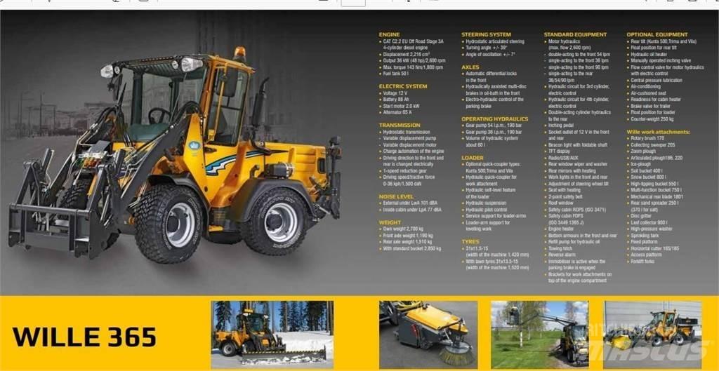 Wille 365 Фронтальні навантажувачі