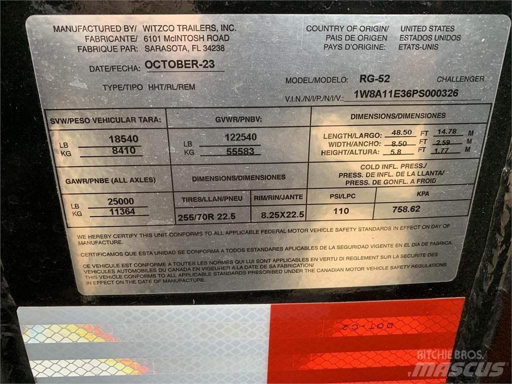 Witzco CHALLENGER Низькорамні напівпричепи
