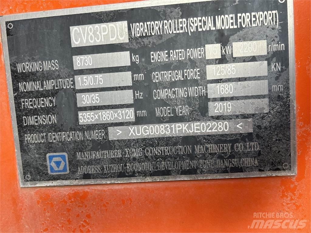 XCMG CV83PDU Котки тротуарні