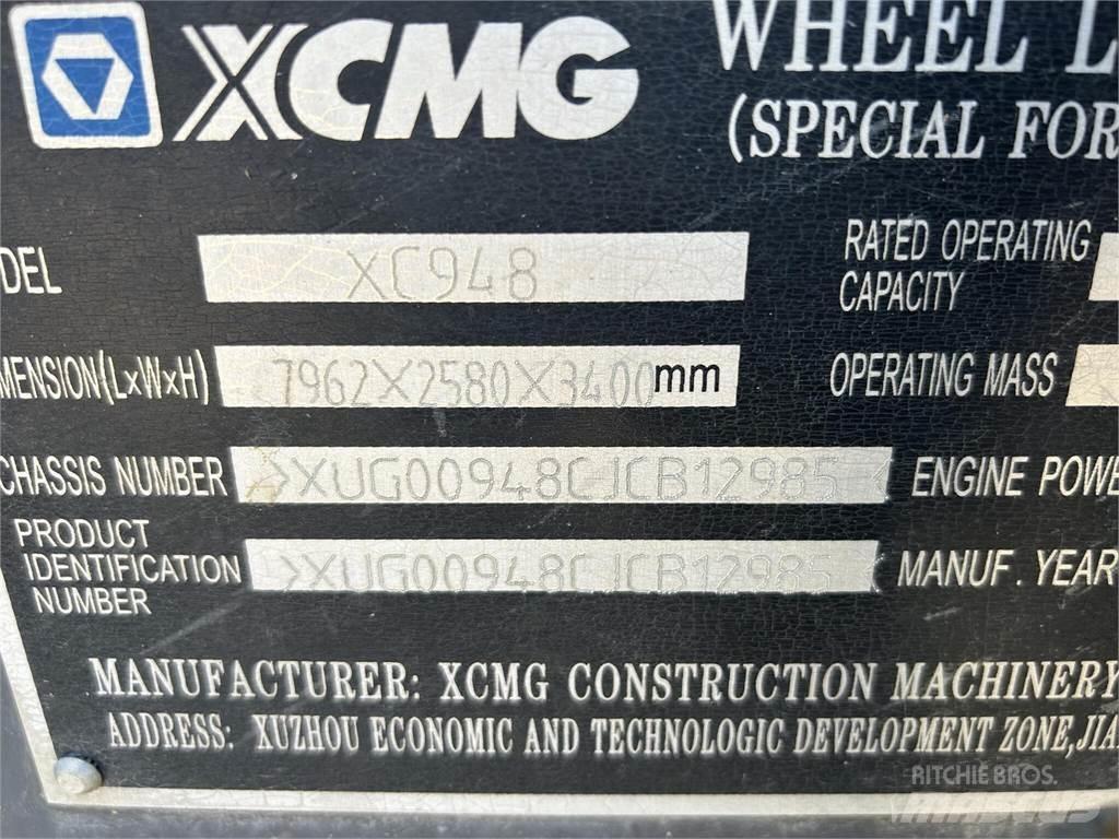 XCMG XC948 Фронтальні навантажувачі