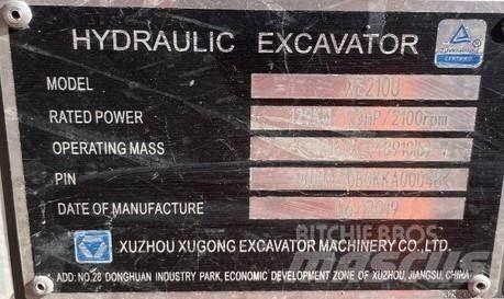 XCMG XE210U Гусеничні екскаватори