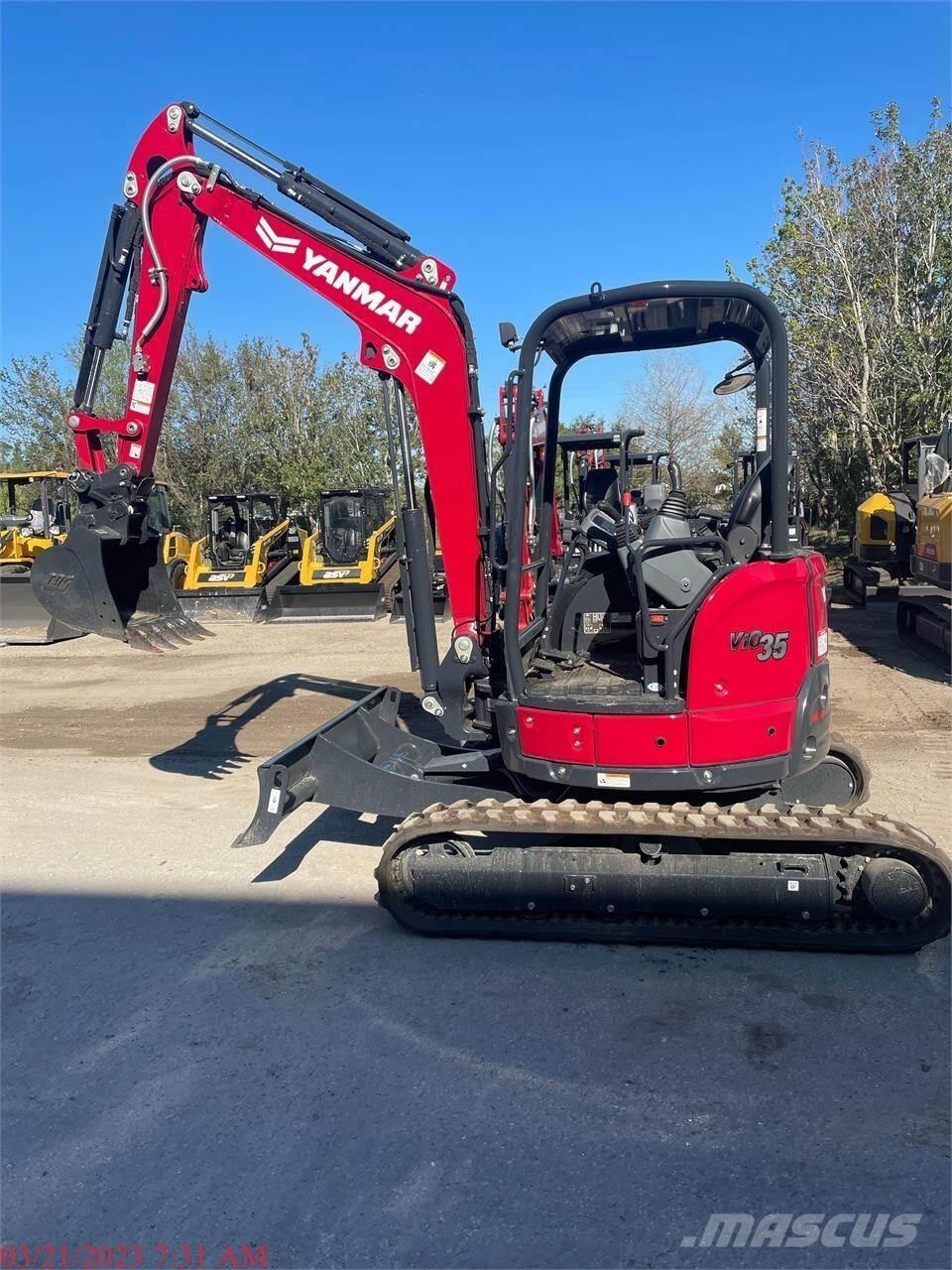 Yanmar VIO35-6A Міні-екскаватори < 7т