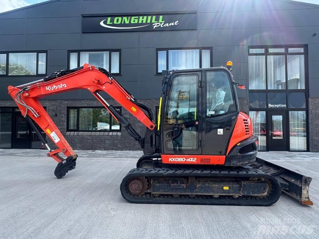 Kubota KX 080-4 Середні екскаватори 7т. - 12т.