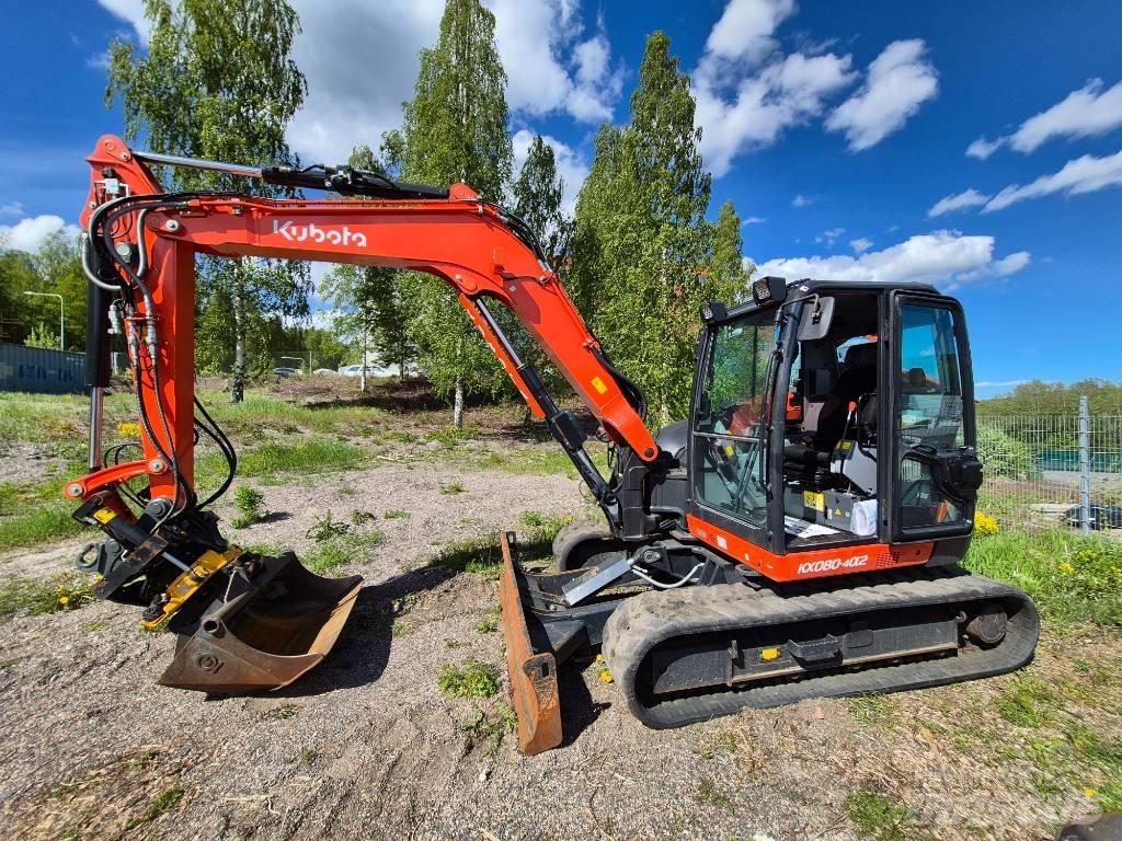 Kubota KX 080-4 Середні екскаватори 7т. - 12т.