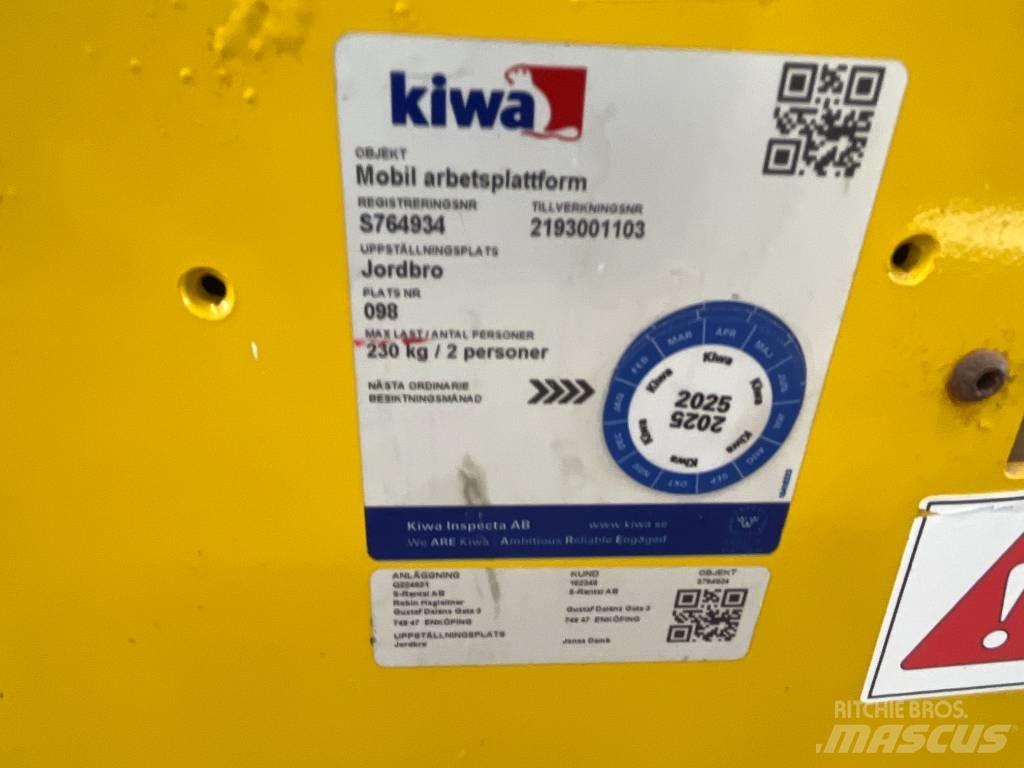 Saxlift GMG 930 ED, Підйомники-ножиці