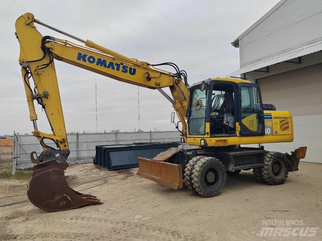 Komatsu PW 180-7EO Колісні екскаватори