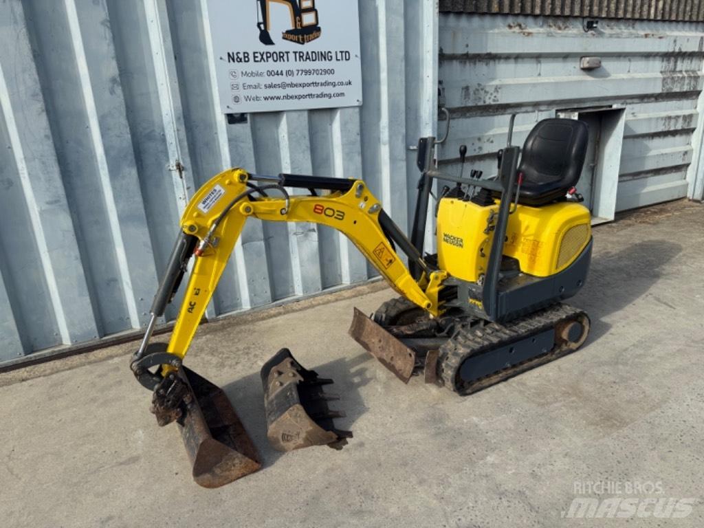 Wacker Neuson 803 Міні-екскаватори < 7т