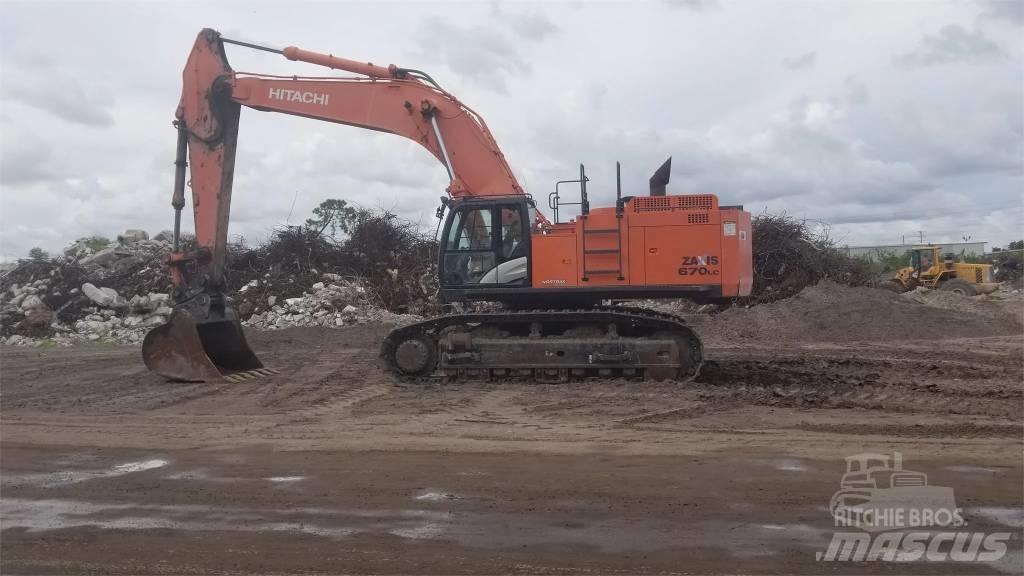Hitachi ZX 670 Гусеничні екскаватори