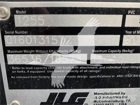 JLG 1255 Телескопічні навантажувачі