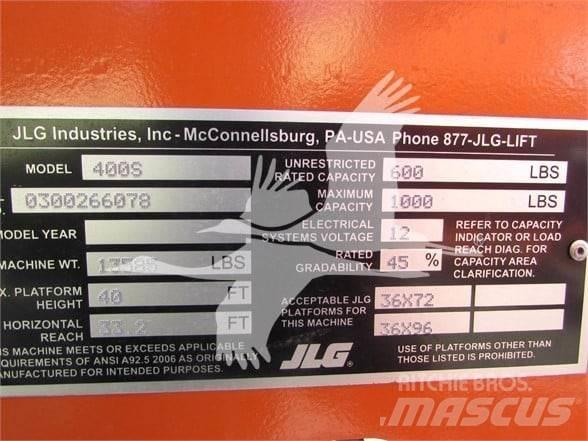 JLG 400S Телескопічні підйомники