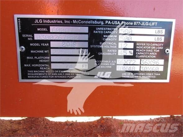 JLG 600AJ Колінчаті підйомники