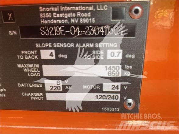 Snorkel S3219E Підйомники-ножиці