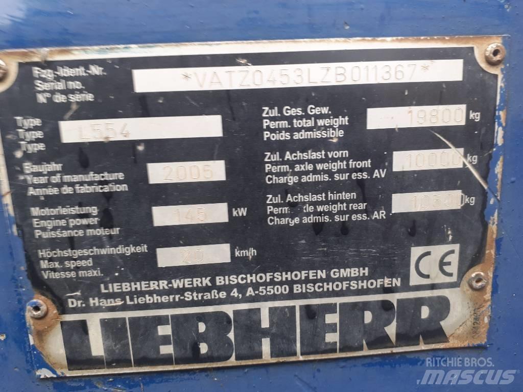 Liebherr L 554 Фронтальні навантажувачі