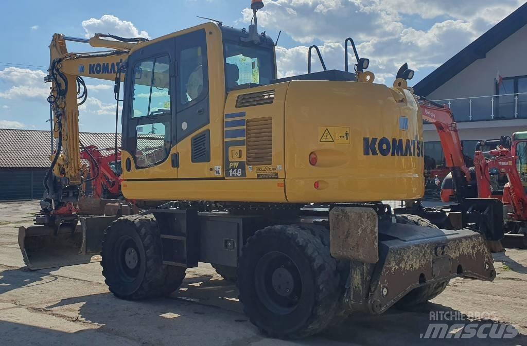 Komatsu PW148-10 Колісні екскаватори