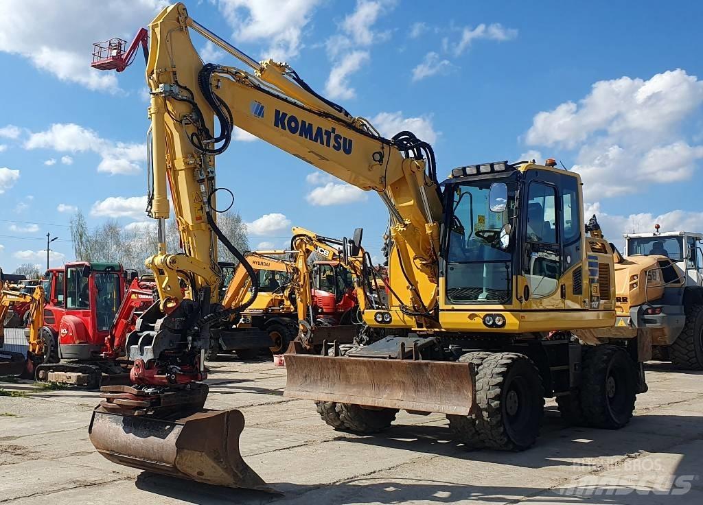 Komatsu PW148-10 Колісні екскаватори