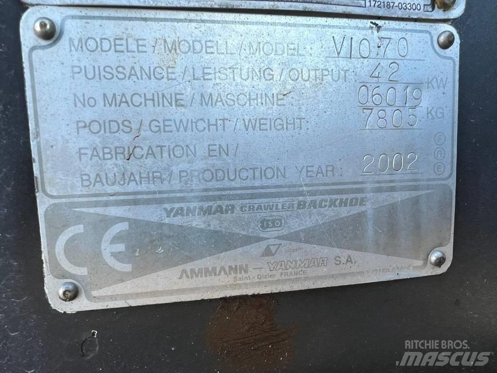 Yanmar Vio 70 Гусеничні екскаватори