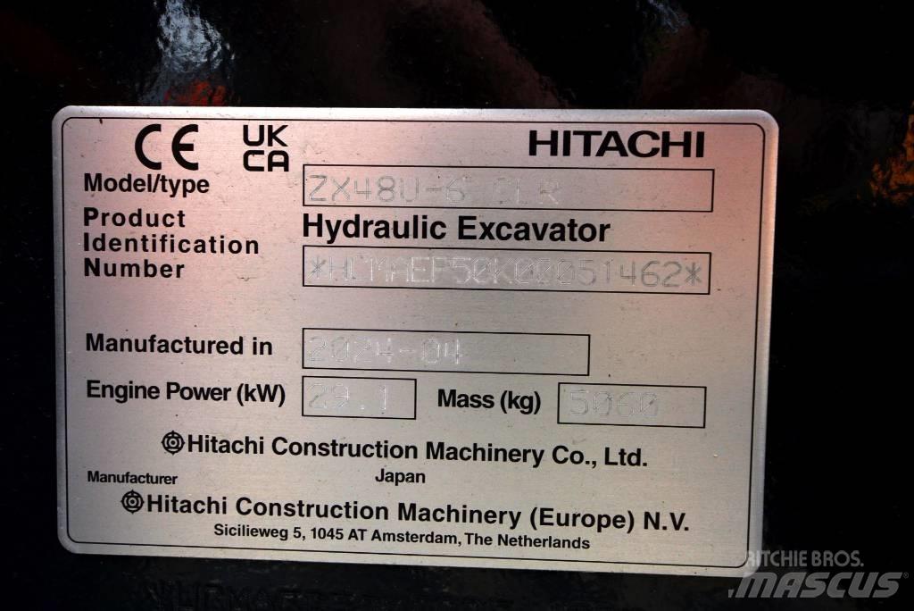 Hitachi ZX 48 U-6 Міні-екскаватори < 7т