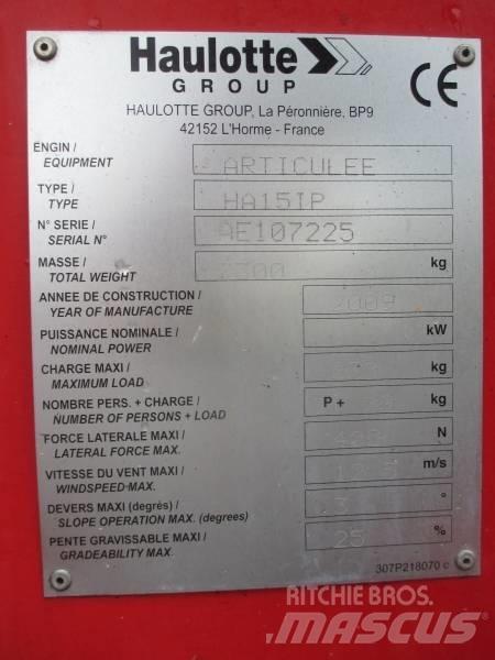 Haulotte HA 15 IP Колінчаті підйомники
