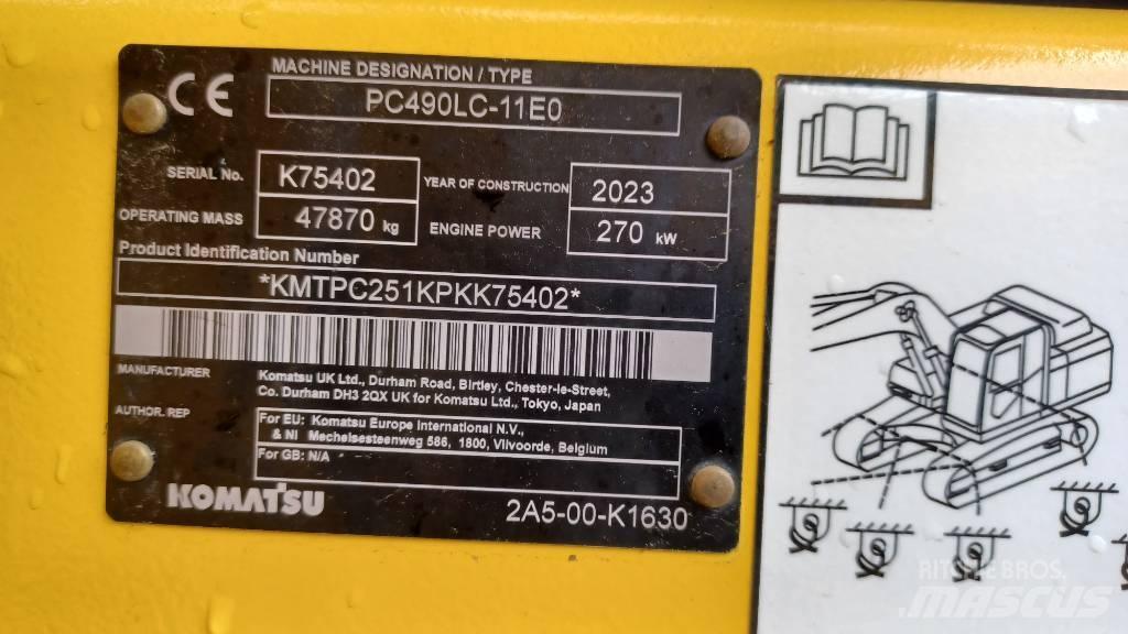 Komatsu PC 490 LC-11 Гусеничні екскаватори