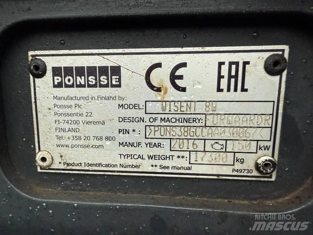 Ponsse WISENT 8W Форвардери