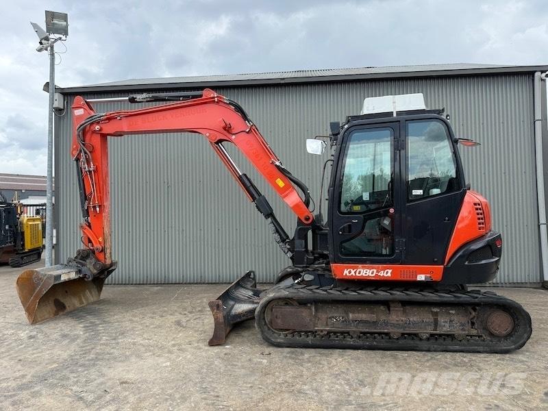 Kubota KX 080-4 Середні екскаватори 7т. - 12т.