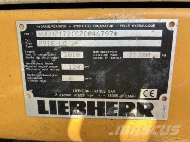 Liebherr R918 LC Гусеничні екскаватори