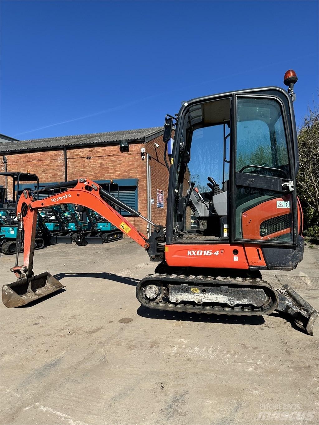 Kubota KX 016-4 Міні-екскаватори < 7т