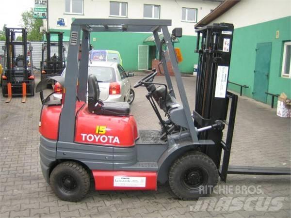 Toyota 6FG15 Газові навантажувачі