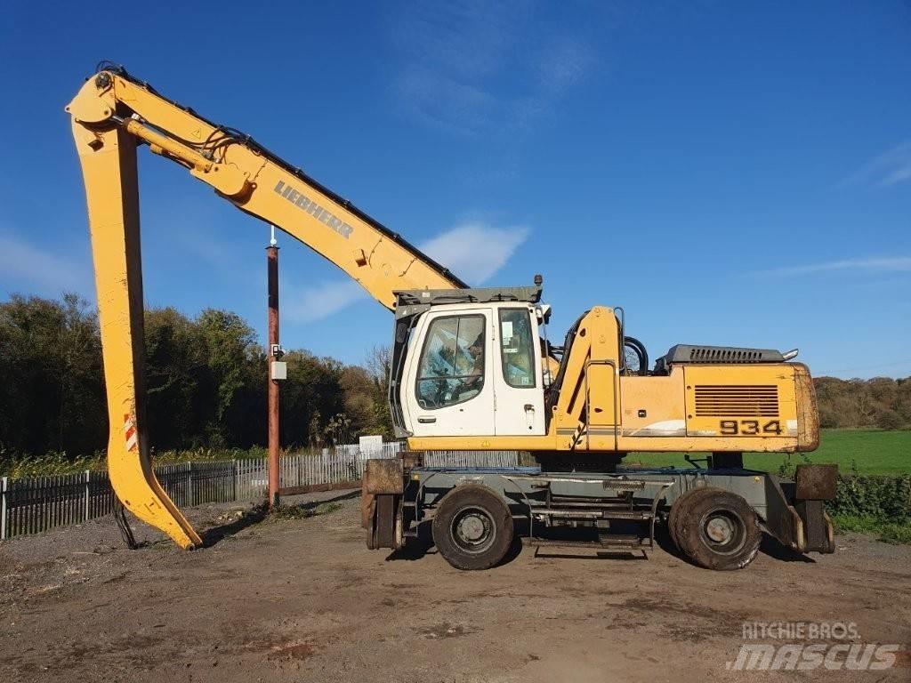 Liebherr A 934 C Перевантажувачі металобрухту/промислові навантажувачі