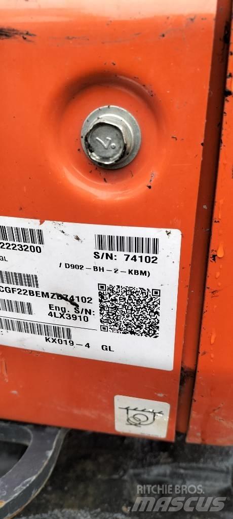 Kubota KX 019-4 Міні-екскаватори < 7т