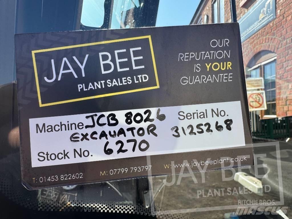 JCB 8026 CTS Міні-екскаватори < 7т