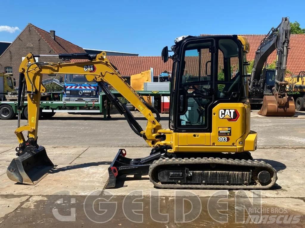 CAT 303 - 3 Buckets Міні-екскаватори < 7т