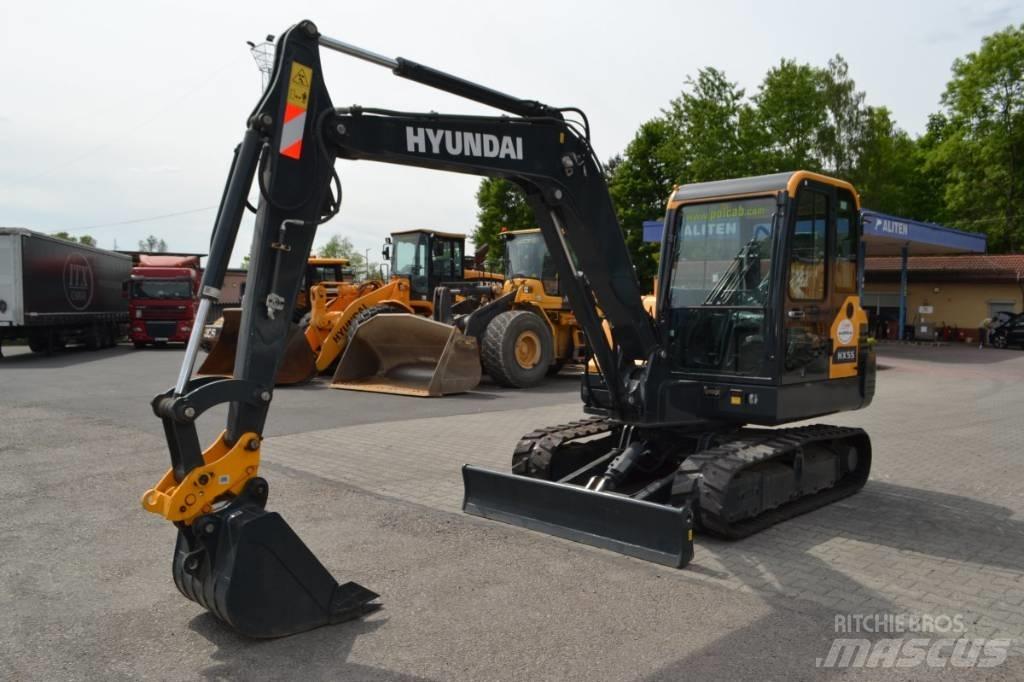 Hyundai HX 55 Міні-екскаватори < 7т