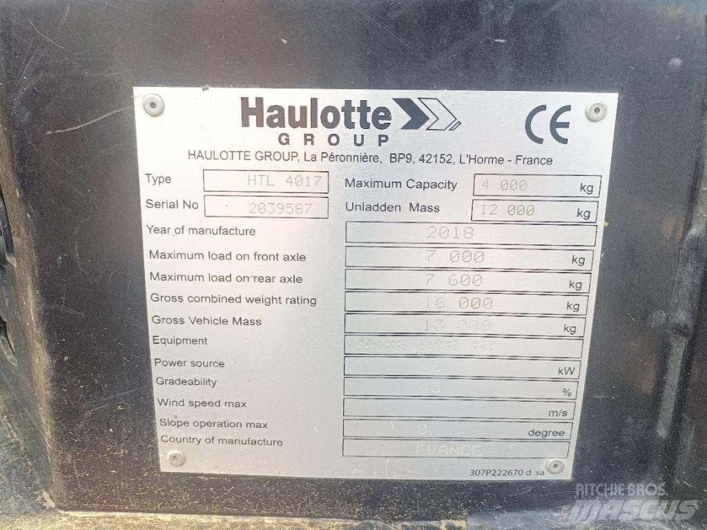 Haulotte HTL4017 Телескопічні навантажувачі