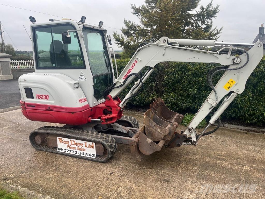Takeuchi TB 230 Міні-екскаватори < 7т