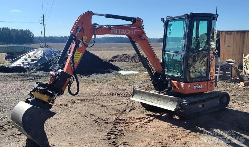 Hitachi Zaxis 26 U Міні-екскаватори < 7т