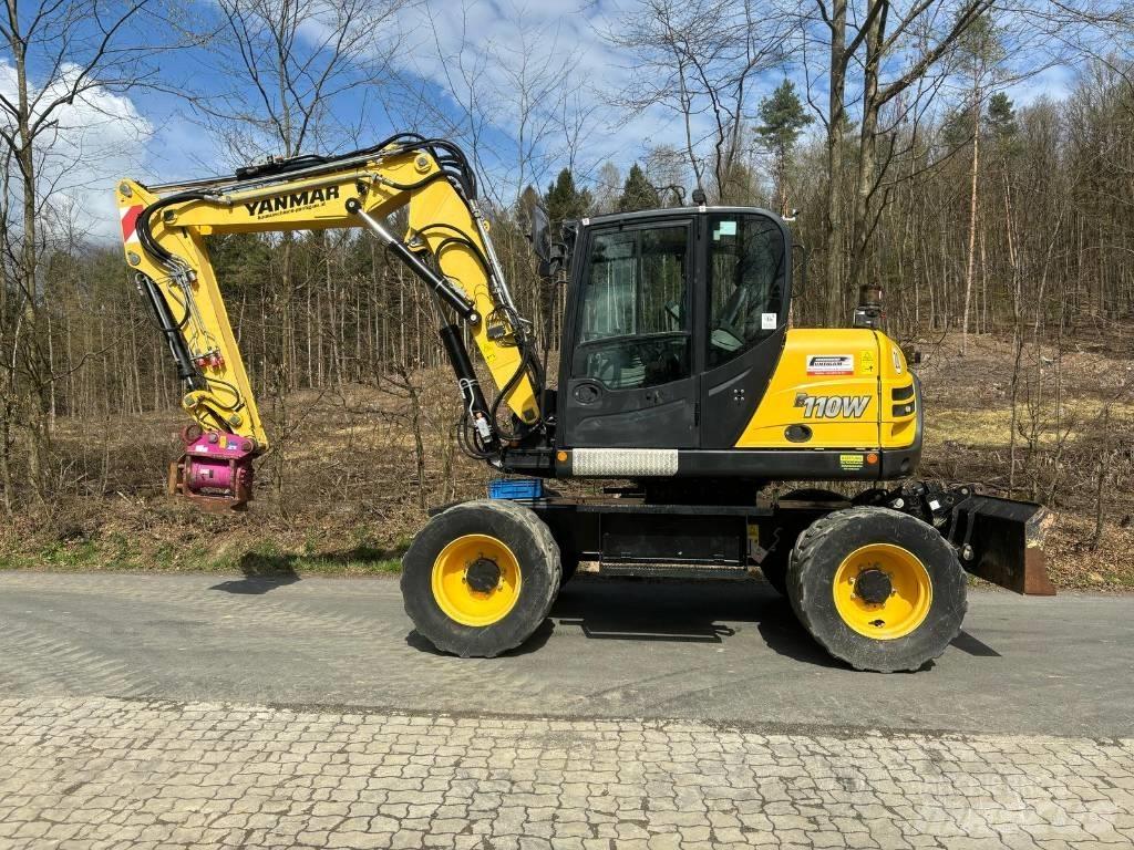 Yanmar B 110 W Колісні екскаватори