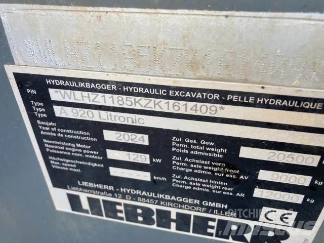 Liebherr A920 Колісні екскаватори