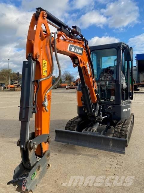 Develon DX 27 Z-7 Міні-екскаватори < 7т