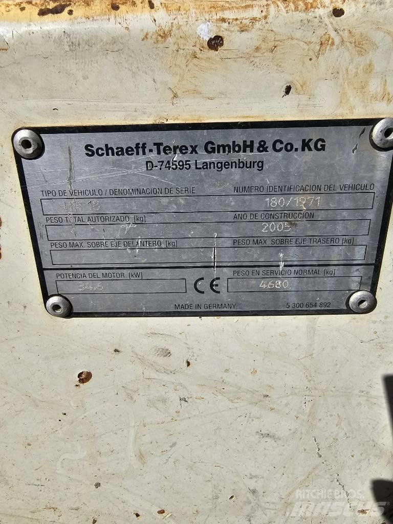 Terex HR 18 Міні-екскаватори < 7т