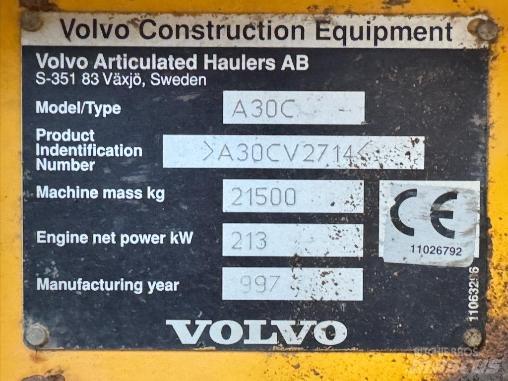 Volvo A 30 C Зчленовані самоскиди