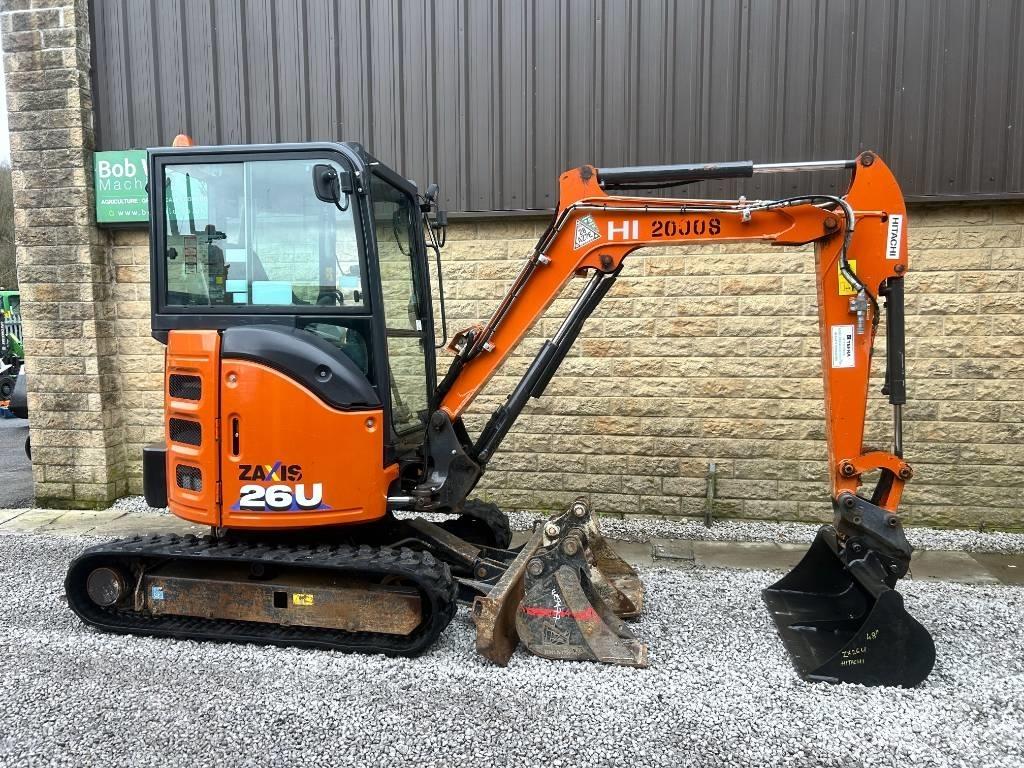 Hitachi ZX26U-6 Міні-екскаватори < 7т