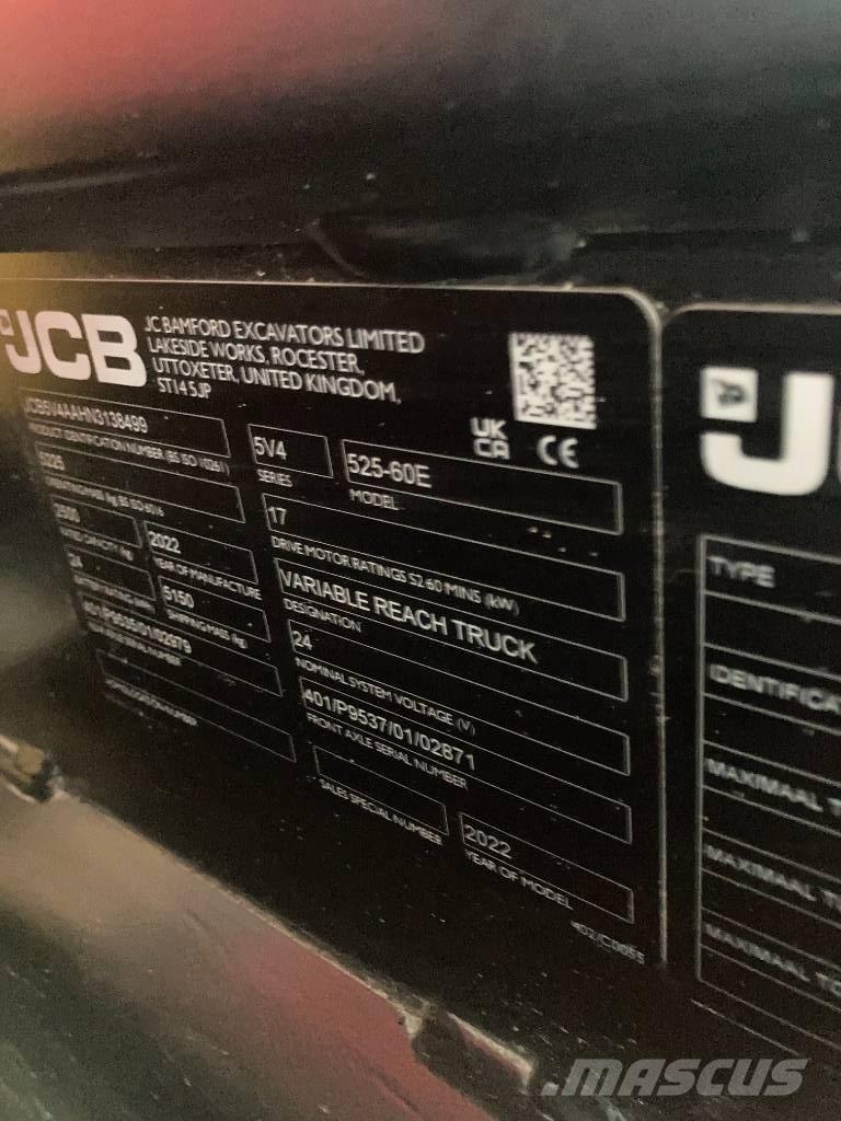 JCB 525-60 E Телескопічні навантажувачі