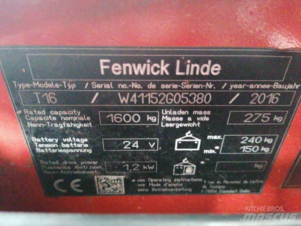 Linde T16 Штабелери
