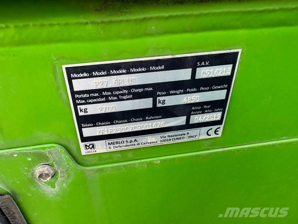 Merlo P27.6 Plus Телескопічні навантажувачі