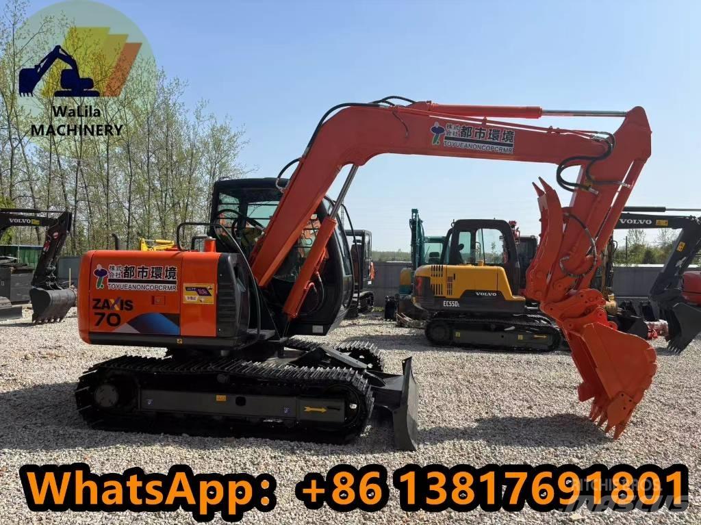 Hitachi ZX 70 Міні-екскаватори < 7т