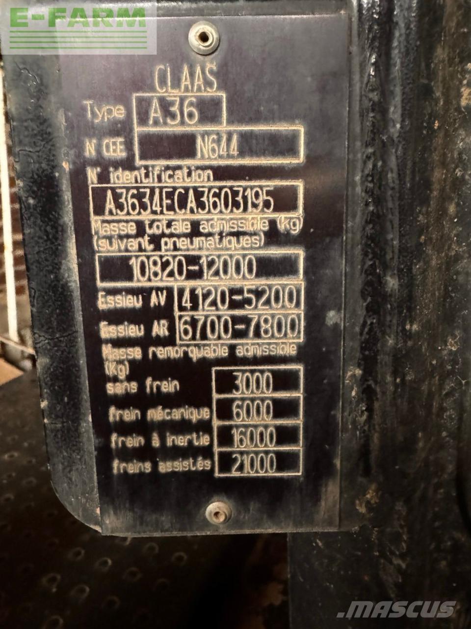 CLAAS ARION 650 Трактори