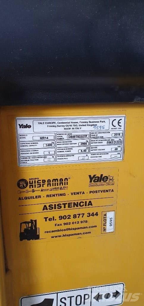 Yale MR14 Річ-трак із високим підйомом