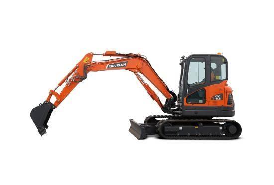 Develon DX 63-3 Міні-екскаватори < 7т