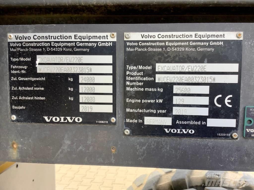 Volvo EW 220 E Колісні екскаватори